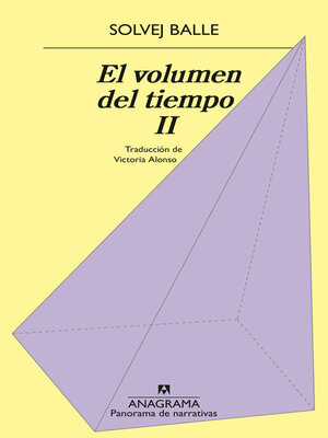 cover image of El volumen del tiempo II